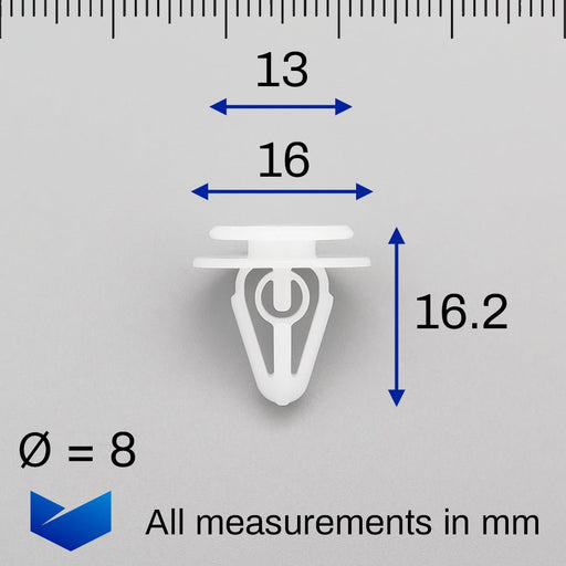 Side Skirt & Sill Moulding Cover Clips, Suzuki 0940908328 - VehicleClips