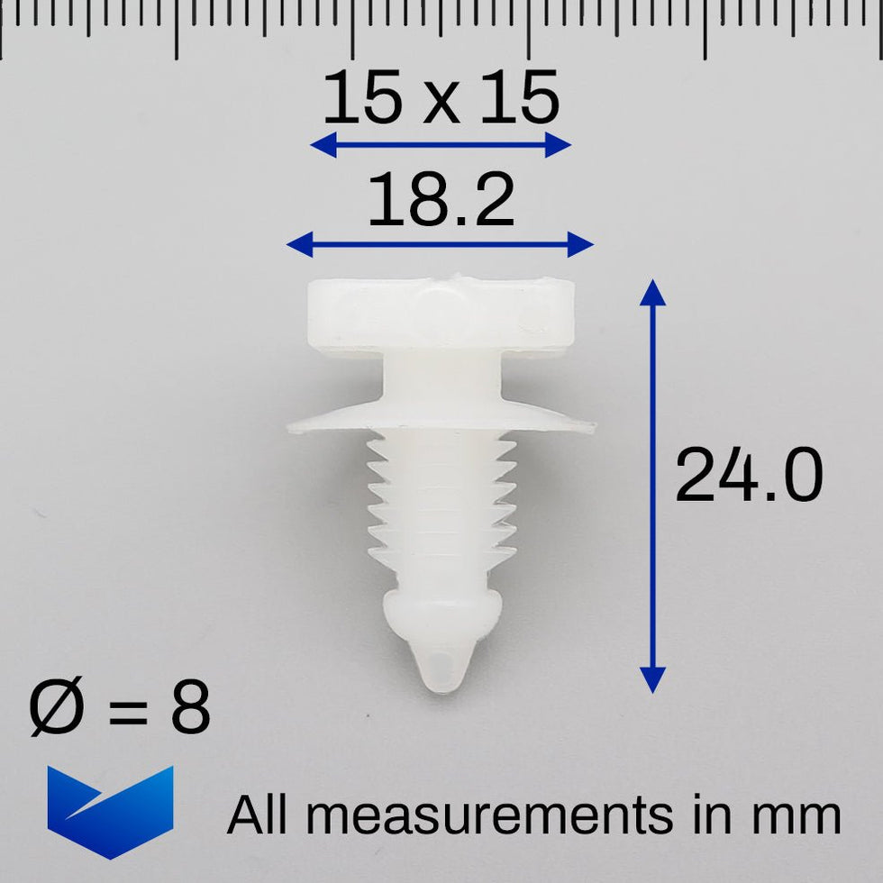 thumbnail image 2 of 20x Moulding Trim / Bonnet Clips - For Citroen, Fiat, Peugeot, Renault - 856540 / 7701049270 2 of 5