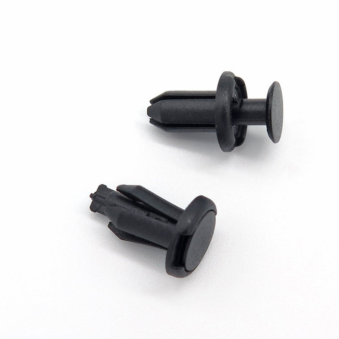 Small 5mm Push Fit Plastic Rivet For Bumpers, Grilles & Trim - Toyota 90467 - 05170 - VehicleClips