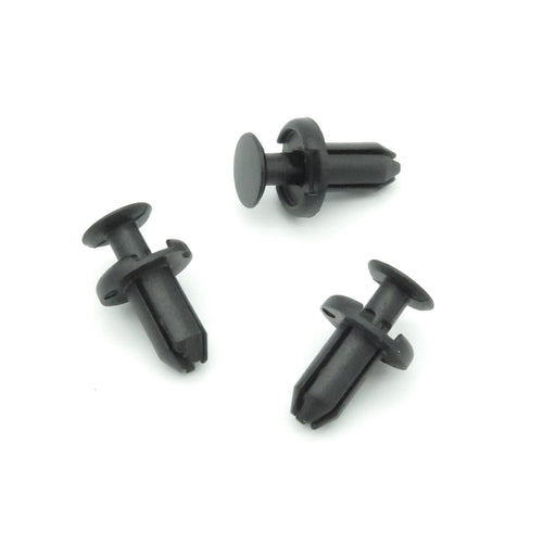 Small 5mm Push Fit Plastic Rivet For Bumpers, Grilles & Trim - Toyota 90467 - 05170 - VehicleClips
