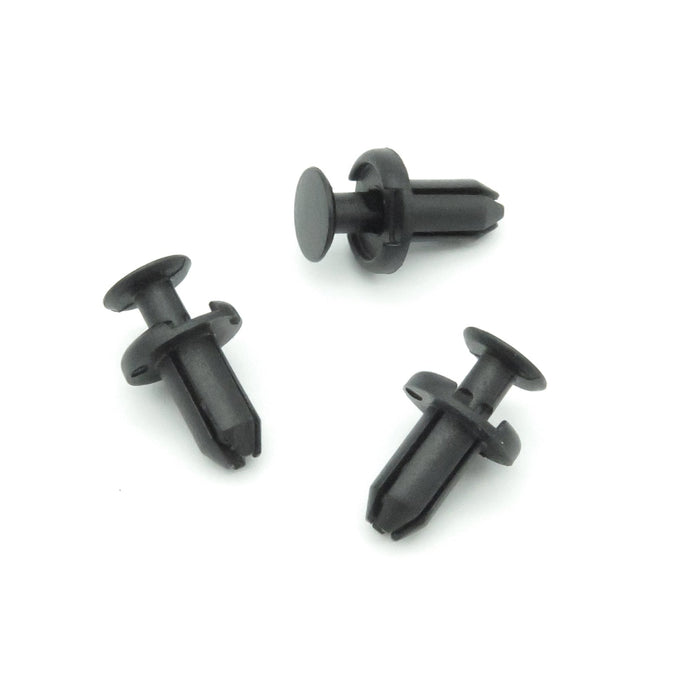 Small 5mm Push Fit Plastic Rivet For Bumpers, Grilles & Trim - Toyota 90467 - 05170 - VehicleClips