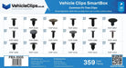 SmartBox Common Automotive Fir Tree Trim Clips - VehicleClips