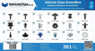 SmartBox Trim Clip & Fastener Assortment for Audi Cars - VehicleClips