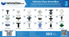 SmartBox Trim Clip & Fastener Assortment for Citroen & DS Cars - VehicleClips
