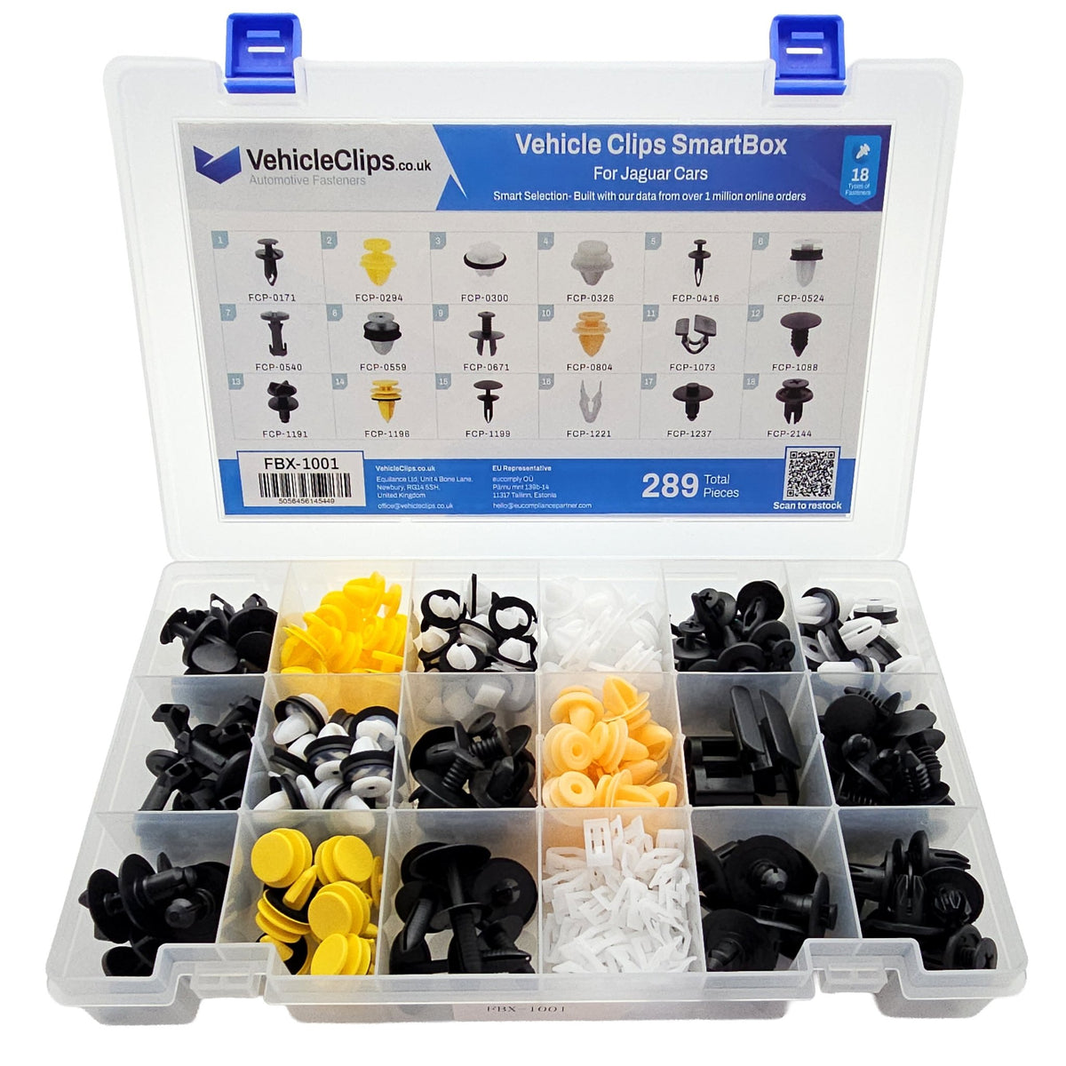 SmartBox Trim Clip & Fastener Assortment for Jaguar Cars - VehicleClips