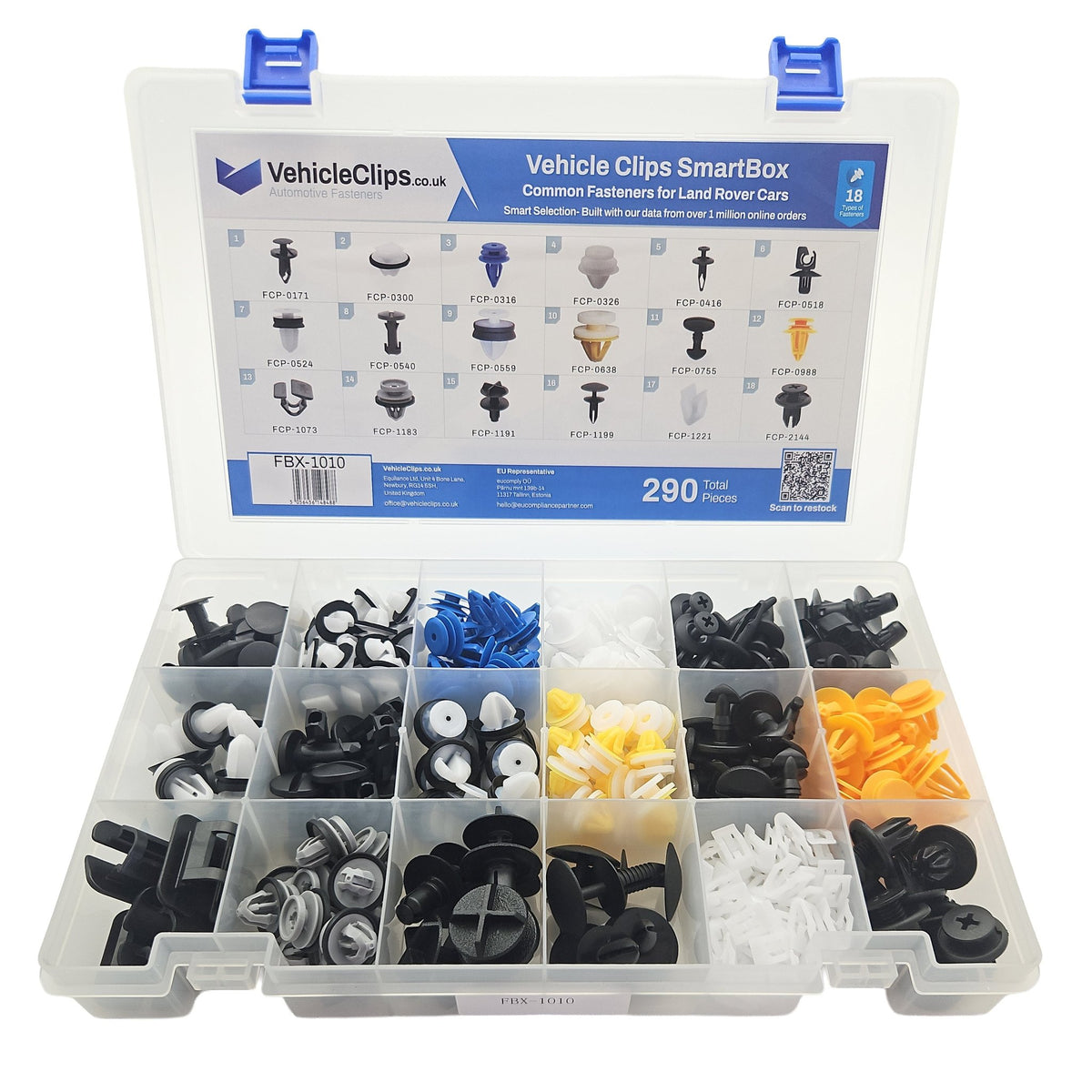 SmartBox Trim Clip & Fastener Assortment for Land Rover Vehicles - VehicleClips