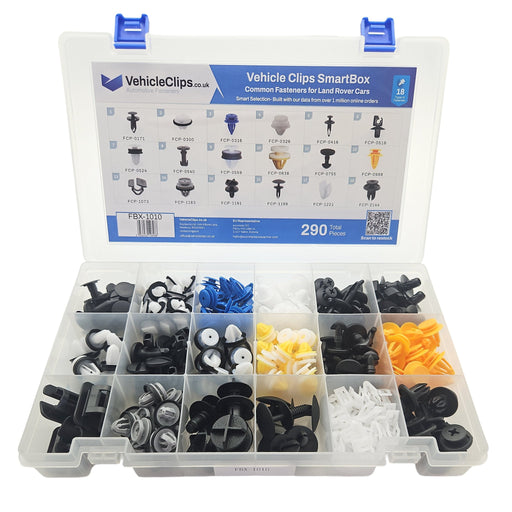 SmartBox Trim Clip & Fastener Assortment for Land Rover Vehicles - VehicleClips