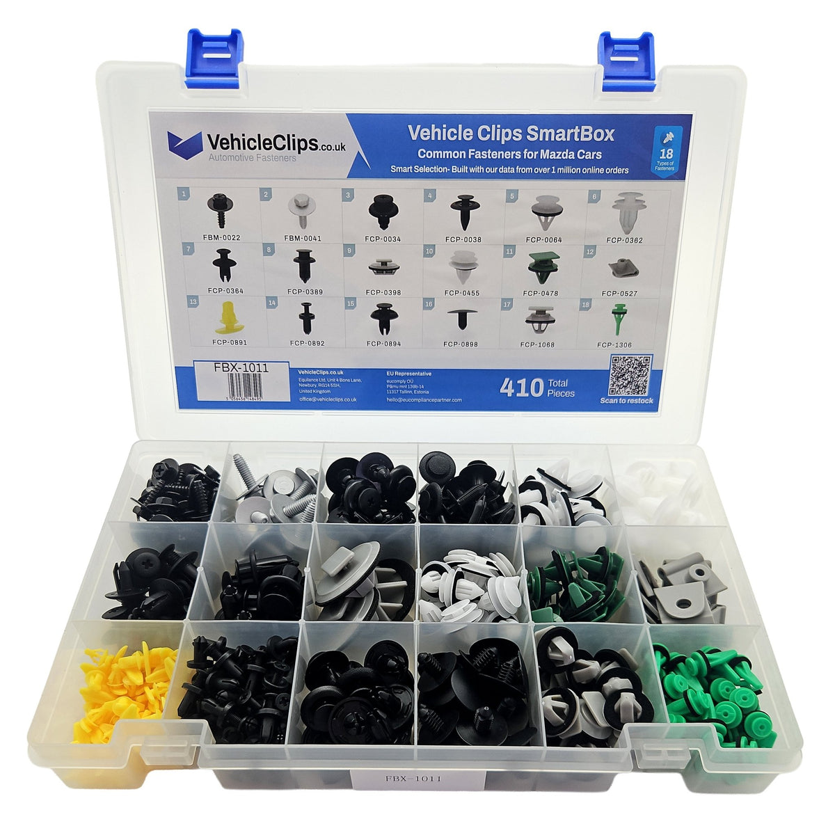 SmartBox Trim Clip & Fastener Assortment for Mazda Vehicles - VehicleClips