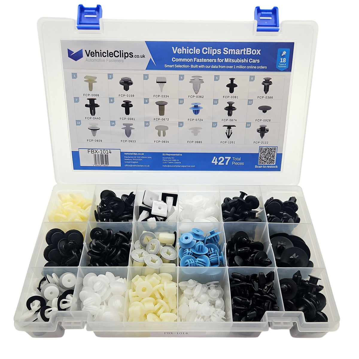 SmartBox Trim Clip & Fastener Assortment for Mitsubishi - VehicleClips