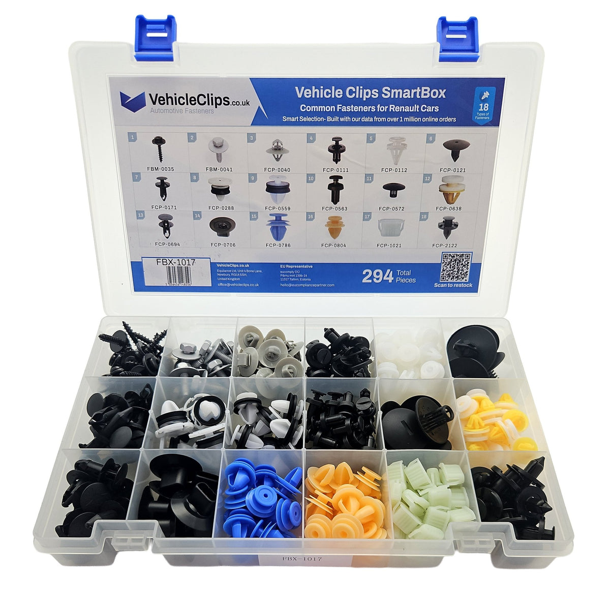 SmartBox Trim Clip & Fastener Assortment for Renault - VehicleClips