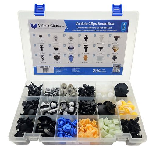 SmartBox Trim Clip & Fastener Assortment for Renault - VehicleClips