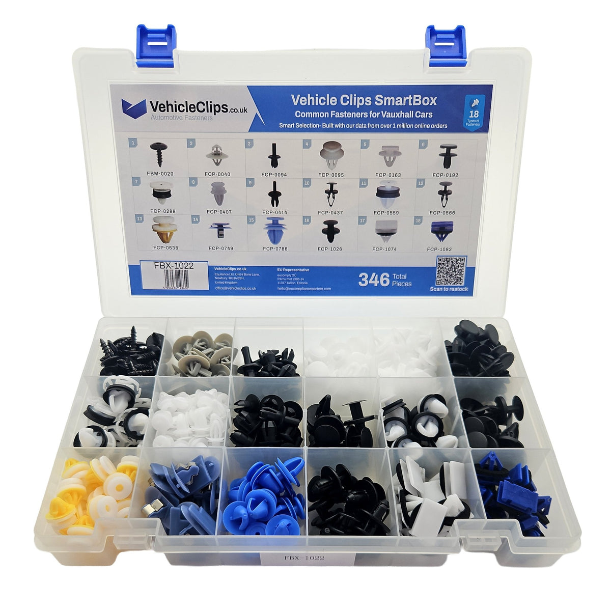 SmartBox Trim Clip & Fastener Assortment for Vauxhall / Opel Cars - VehicleClips