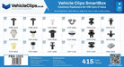 SmartBox Trim Clip & Fastener Assortment for Volkswagen Cars - VehicleClips
