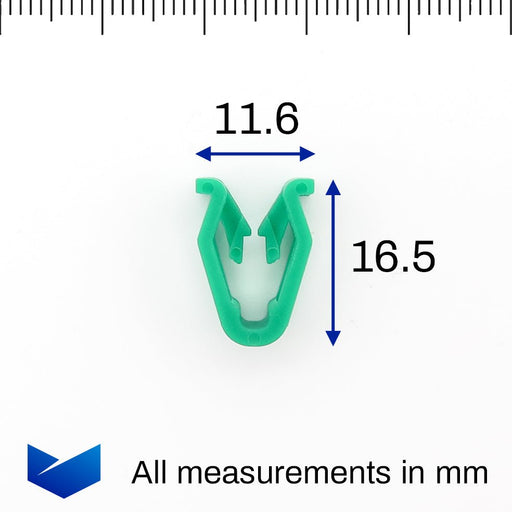 Snap Fit Plastic Clip, Hyundai 858583S100 - VehicleClips