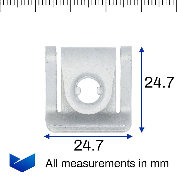 Speed Nut Receiver for Underbody Shields and Trays, Skoda 8D0805960, 8D0 805 960 - VehicleClips