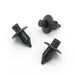 Suzuki Black Plastic Rivets - Trim Clips for Bumpers, Sideskirts, Sills & Fairing 09409 - 07308 - 5PK - VehicleClips