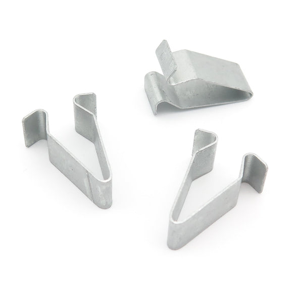 Trim & Fascia Panel Metal Spring Clip, Length 22mm - Skoda 4A0867276 - VehicleClips