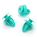 Trim Panel Clip, 8mm Hole, Turquoise, Toyota 9046710188 - VehicleClips