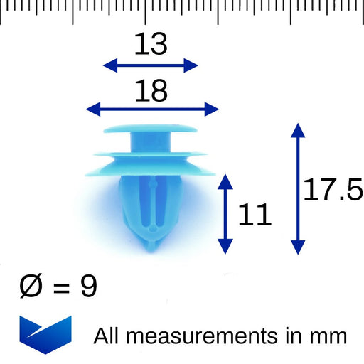 Trim Panel & Moulding Clip, GM 88970345 - VehicleClips