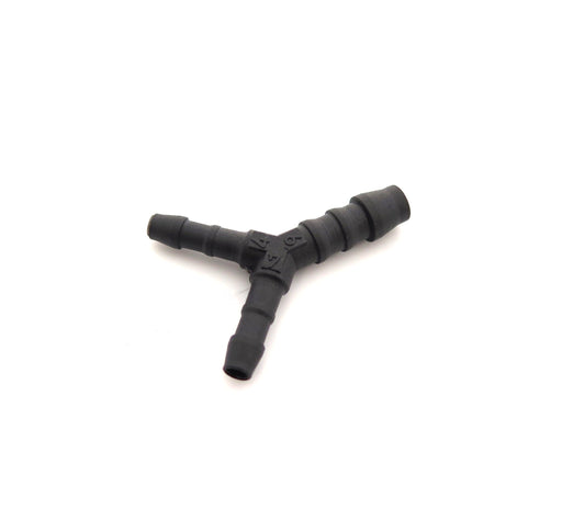 Twin 4mm to 6mm Car Heater & Breather Hose Connector, Y - Piece, Nylon PA66 - VehicleClips