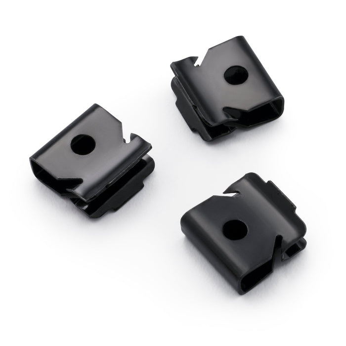 U-Clip, Metal, Black, Audi N90531902 - VehicleClips