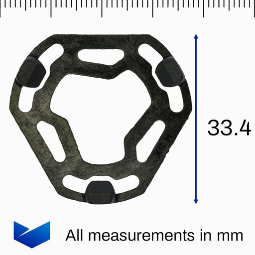 Underbody Insulation & Heat Shield Retainer Washer, Volkswagen WHT003386, WHT 003 386 - VehicleClips