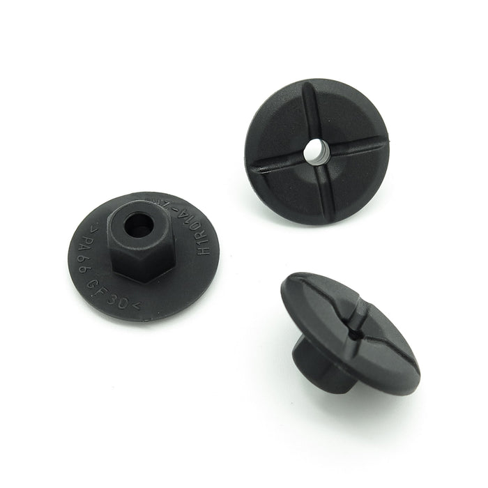 Unthreaded Plastic Nuts for Trim, Carpets & Sensor Mounts - Mercedes A2019900050 - VehicleClips