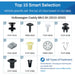Volkswagen Caddy Fastener Assortment Mk3 2K (2010-2020)- 50 Piece Kit with Top 10 Most Common Clips & Fixings - VehicleClips