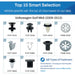 Volkswagen Golf Fastener Assortment Mk6 (2009-2013)- 50 Piece Kit with Top 10 Most Common Clips & Fixings - VehicleClips