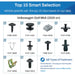 Volkswagen Golf Fastener Assortment Mk8 (2020 on)- 50 Piece Kit with Top 10 Most Common Clips & Fixings - VehicleClips