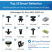 Volkswagen ID. Buzz Fastener Assortment Mk1 (2022 on)- 50 Piece Kit with Top 10 Most Common Clips & Fixings - VehicleClips