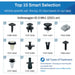 Volkswagen ID.5 Fastener Assortment Mk1 (2021 on) - 50 Piece Kit with Top 10 Most Common Clips & Fixings - VehicleClips