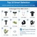 Volkswagen Polo Fastener Assortment Mk6 (2018 -)- 50 Piece Kit with Top 10 Most Common Clips & Fixings - VehicleClips