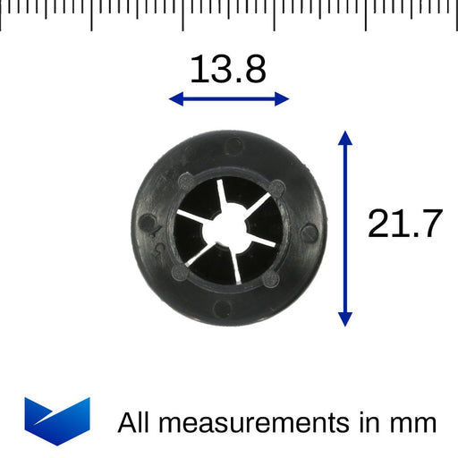 Wheel Arch Lining Retainer Nut, Hyundai 8412436000, 84124 36000 - VehicleClips