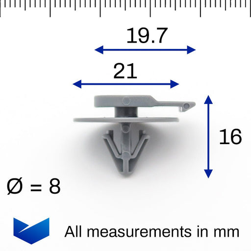 Wheel Arch Trim Clips - Fasteners for Exterior Wheel Arch Trim - Mini 07132757821 - VehicleClips
