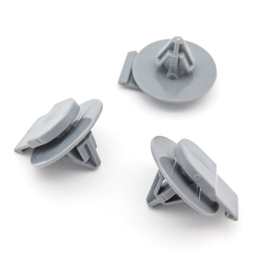 30x Fastening Clips For Floor Trim & Wheel Arch – 8mm, Fits Mitsubishi, Nissan – 0155309321, MR328954