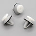 White Interior & Exterior Trim Panel Clips, Mitsubishi MB567499 MB696120 MB662743 - VehicleClips