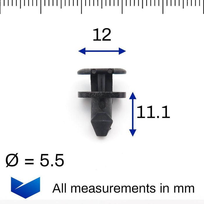 Windscreen Cowl / Scuttle Panel Clips, E32, E32, Z1 Roadster - BMW 51711928946 - VehicleClips