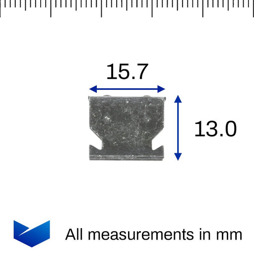 Windscreen Cowl & Scuttle Panel Metal Edge Trim Clips, Ford 1329640 - VehicleClips