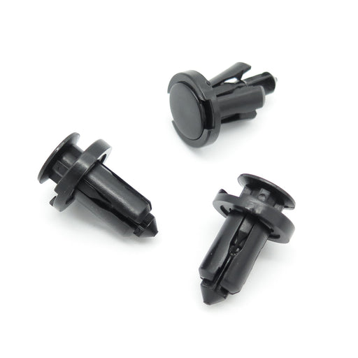 10mm Push Fit Plastic Rivet- Nissan Bumpers, Arches, Undertrays 01553-09241 - VehicleClips