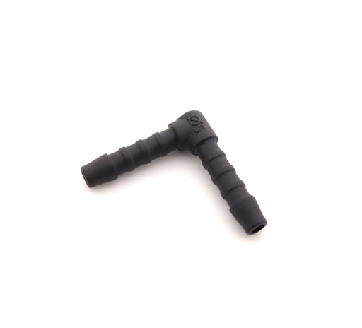 5mm Car Heater & Breather Hose Connector, 90° Nylon PA66 - VehicleClips