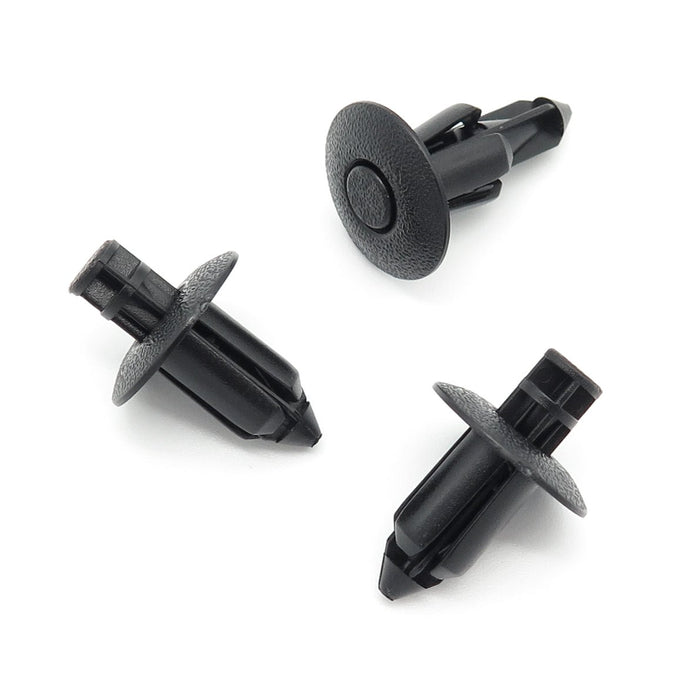 8mm Black Push Fit Plastic Rivet, Toyota 90467-08182 - VehicleClips