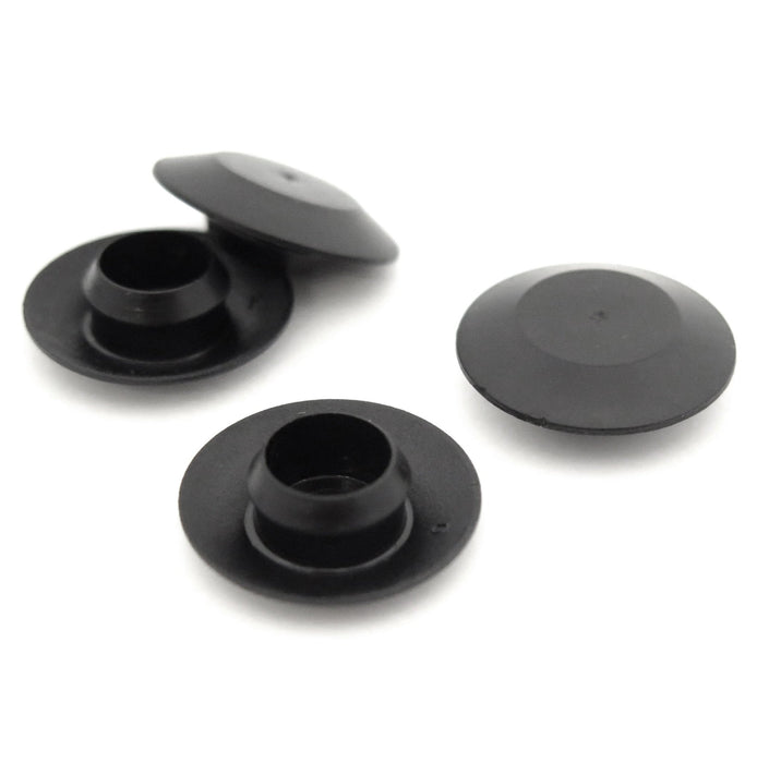9.5mm Hole Plug, Blanking or Blind Grommet, Black PVC - VehicleClips