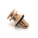 BMW Interior Plastic Clips for Trims on Sill & Door Entrance- Beige Clips - VehicleClips