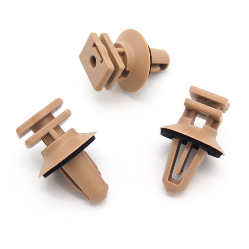 BMW Interior Plastic Clips for Trims on Sill & Door Entrance- Beige Clips - VehicleClips