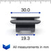 Bonnet Insulation & Sound Deadening Fastener Clip, Volvo 9182822 - VehicleClips