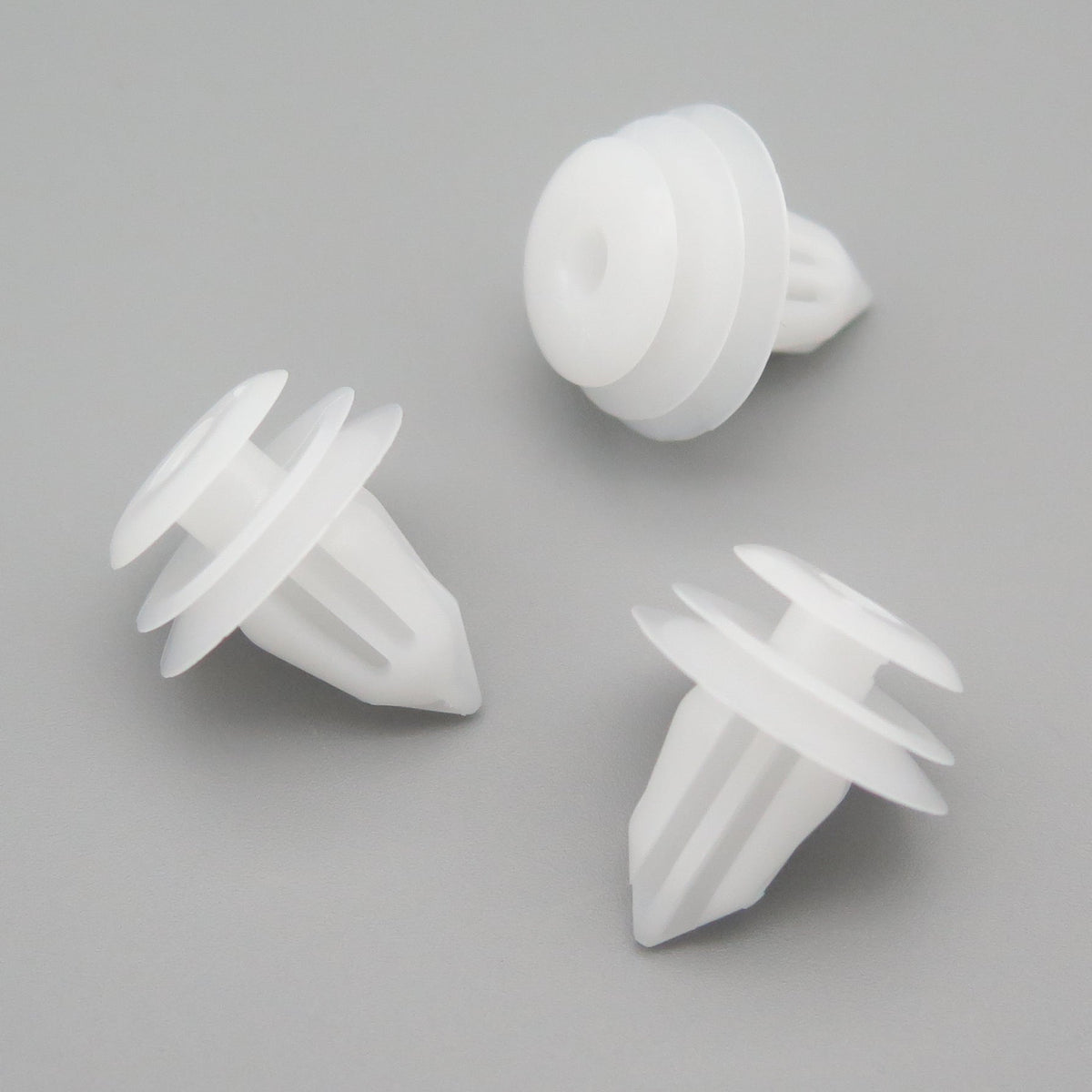 White deals plastic clips