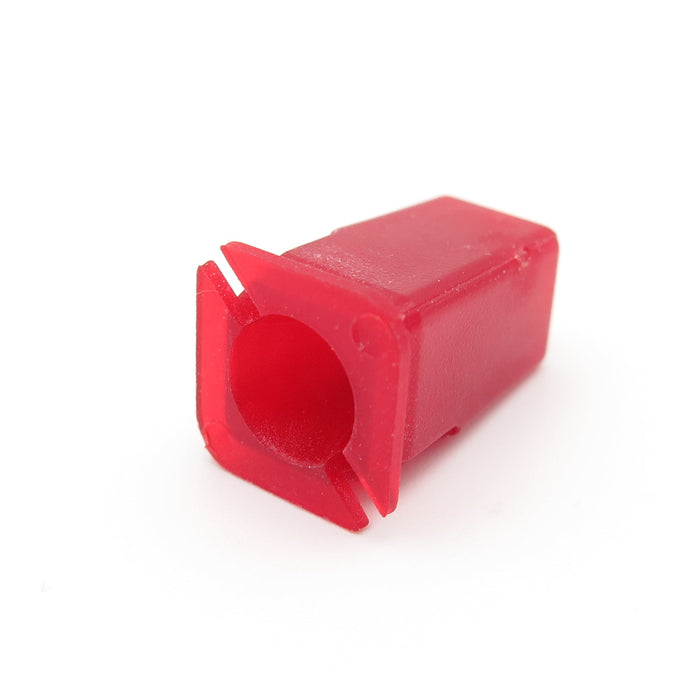 Red Plastic Locknut / Srrew Grommet, Land Rover CZA4705L - VehicleClips