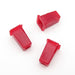 Red Plastic Locknut / Srrew Grommet, Land Rover CZA4705L - VehicleClips