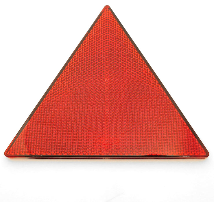 Roter selbstklebender dreieckiger Reflektor für Anhänger und